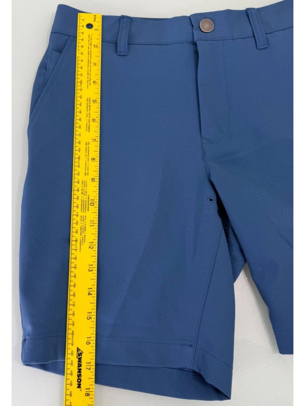 Bonobos Golf Shorts Mens 29 Blue 8” Inseam Performance Stretch Chino Flat Front - Picture 7 of 11